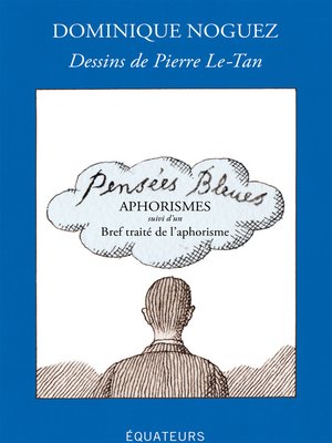 cover image of Pensées bleues